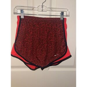 Nike Black and Red Women's Small Running Shorts Dri-fit‎ Drawstring
